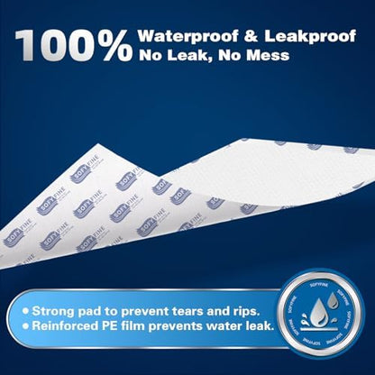 Demonstration of the tear resistant non woven backsheet demonstrating patient transfer support capacity.