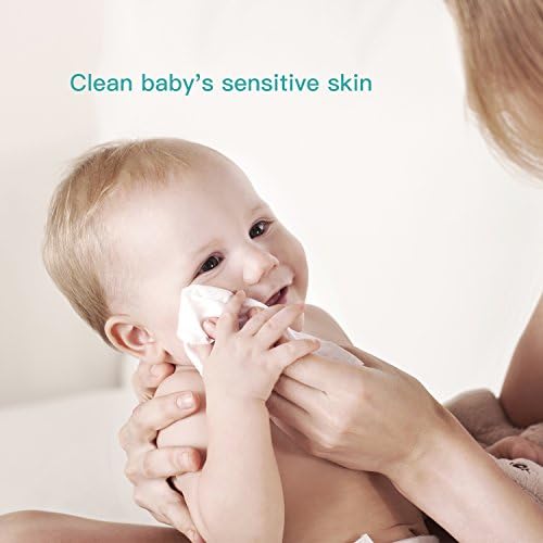 Winner 100% cotton saline wet wipes showing large size dimensions