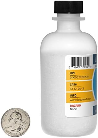 Loudwolf USP food grade sodium citrate fine powder packaging back label showing ingredient data