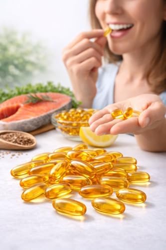 Generic EPA supplement softgel capsules dietary health