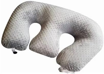 Twin Z pillow cover grey with secure zipper detail