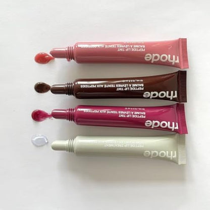 Plumping tinted lip treatment in Toast rose taupe color