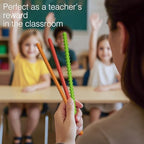 Educational fine motor skill use of sensory fidget sticks