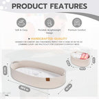 PeraBella baby changing basket with foam pad and security belt