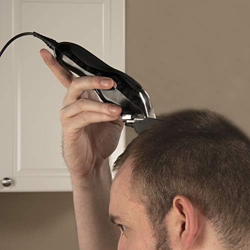 Wahl premium home grooming kit packed securely inside its black soft zipper storage case