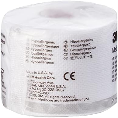 Twelve roll case pack of premium USA imported medical securement supplies