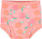 Gerber girls multi pack potty training underwear showing assorted fruit designs