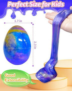 Tonberless galaxy slime toy set packaging showing safe reusable egg containers