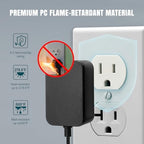 Side profile of Lenink loose outlet plug fix installed on wall