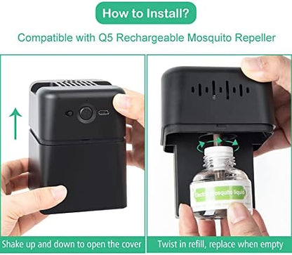 Ddrihlees 280 hour mosquito repellent refill details