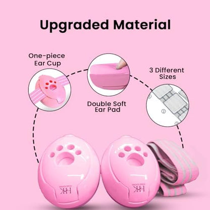 Adjustable elastic strap detail for infant earmuffs