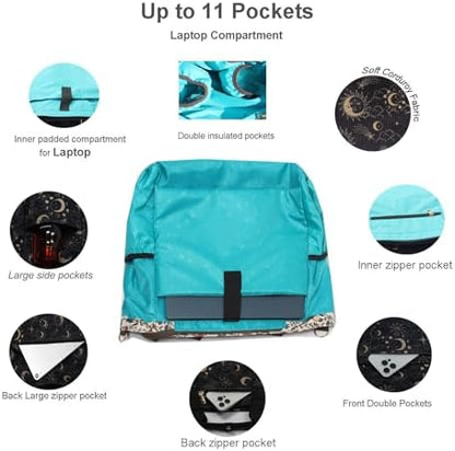 Esvan 3 in 1 bag demonstrating backpack strap conversion