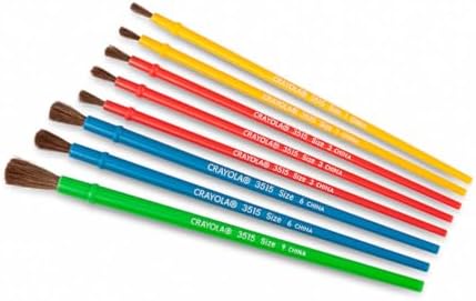 Authentic USA imported Crayola children paint brush set packaging view
