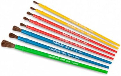 Authentic USA imported Crayola children paint brush set packaging view