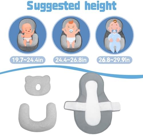 Safety strap feature on Donpemu baby reflux pillow