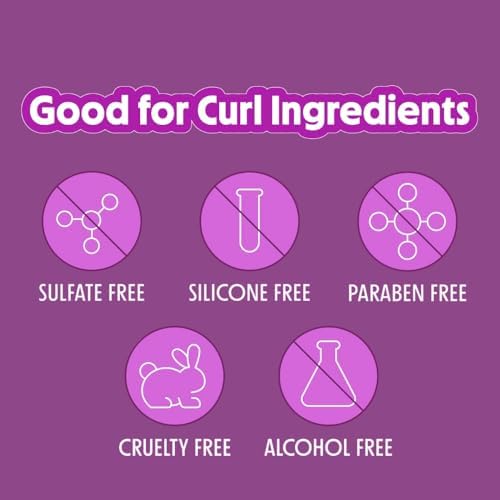 Authentic USA imported curly hair styling mousse placed on a clean vanity backdrop.