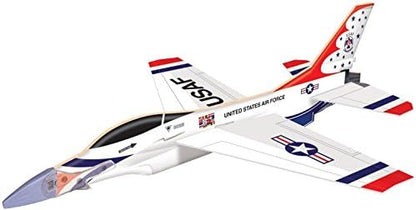 Smithsonian F-16 Fighting Falcon paper airplane model packaging displaying unisex educational STEM toy branding