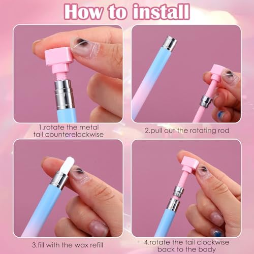 Foyods wax pen showing refillable mechanism