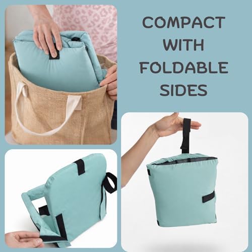 Top View of Icopuca Mint Shopping Cart Cover for Babies