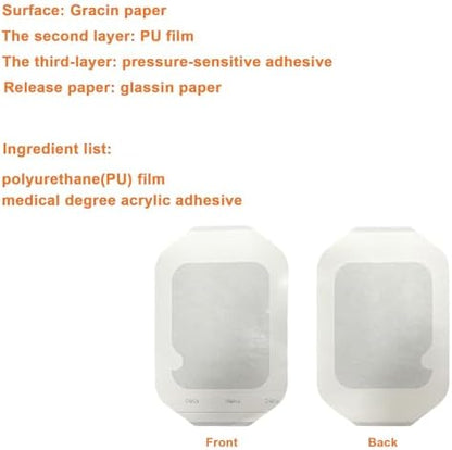 Sterile individual packaging of clear film dressings for first aid