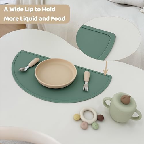 Premium imported children dining mats highlighting the large coverage size