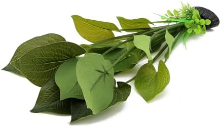 ALEGI silk aquarium plants submerged in a clean tank showcasing natural swaying motion