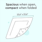 Lillydoo changing pads packaging back view details