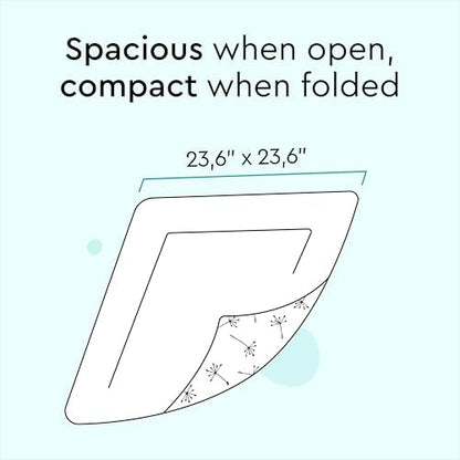 Lillydoo changing mat details and sizing information