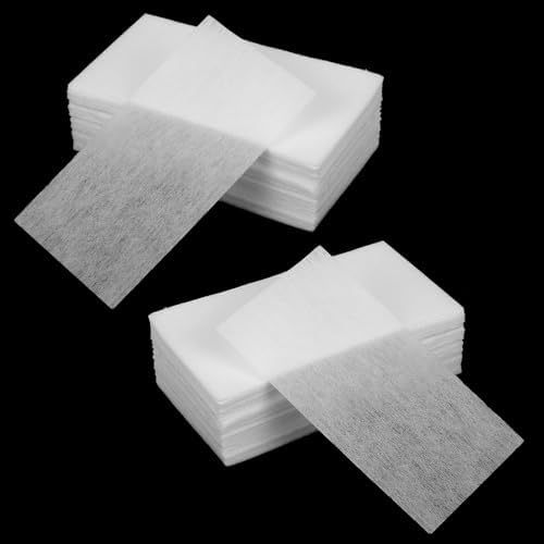 Tiesome disposable salon hair perm papers front view package showcasing eighty eight sheets of white end wraps.