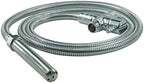 Funny Steel enema kit metal nozzle attachments in two different sizes.