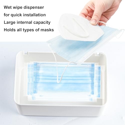 Durable plastic wipe storage box for baby care