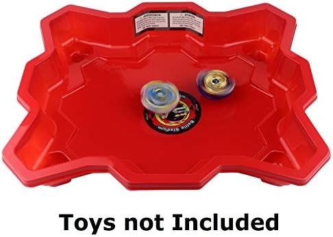 40cm red ABS plastic battle ground for battling tops