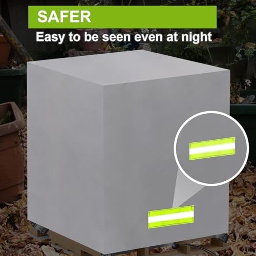 Industrial cargo pallet secured inside the fully opaque black protective cover.