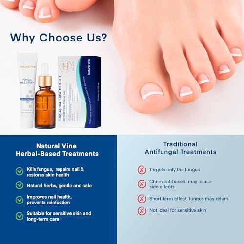 Natural Vine extra strength formula for finger and toenail restoration