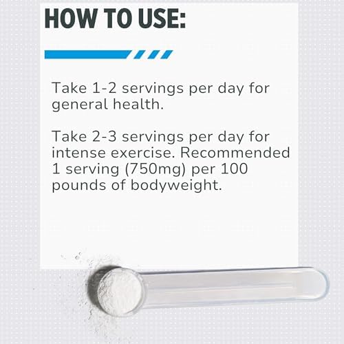 Con-Cret Creatine HCl Powder unflavored scoop and serving size illustration