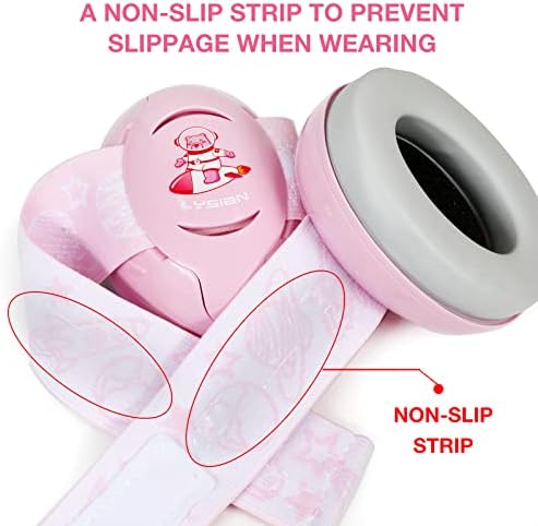 Side view of Lysian infant hearing protection earmuffs