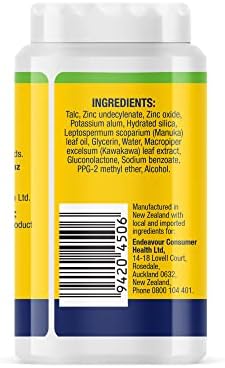 Talc free foot powder for odor control with natural essential oils for athletes.