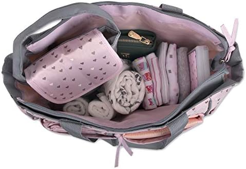Baby Essentials Diaper Bag Tote bottle holder