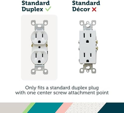 Internal view of Safety 1st outlet cover cord management