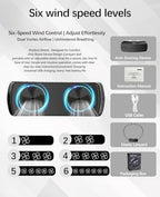 USB rechargeable anti-snoring device for men and women on a bedside table.