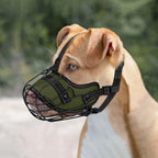 Secure metal mask for Amstaff dogs by Oopsdoggy