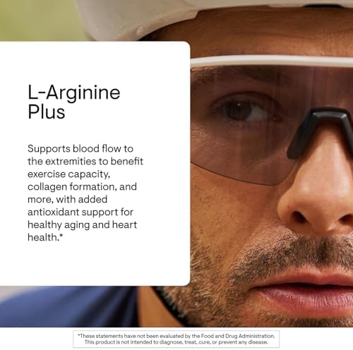 Side profile of Thorne L-Arginine Plus 180 capsules packaging