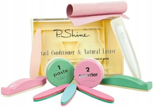 P-Shine green paste and pink powder jars