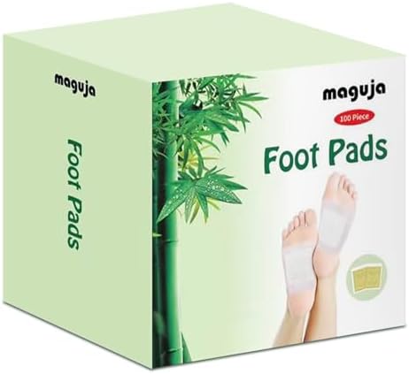 Authentic Maguja imported foot pads showing individual travel friendly packaging.