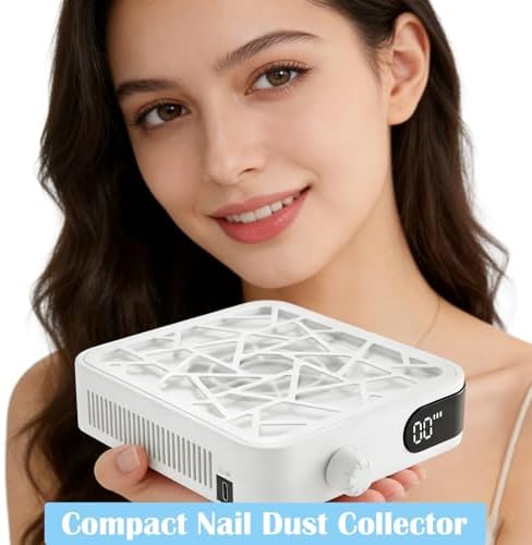 Side knob control for nail dust collector speed adjustment