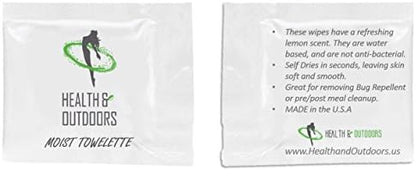 Repel portable mosquito repellent wipes for trekking and camping defense