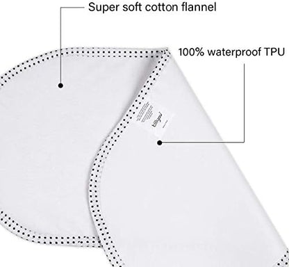 Tillyou waterproof changing pad liners on changing table