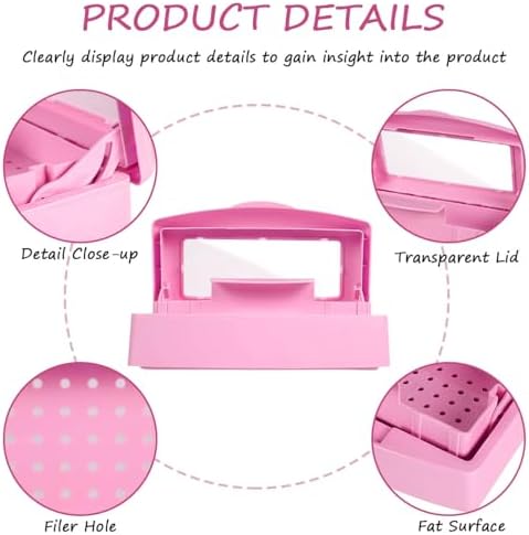 Gusnilo disinfectant container for salon tweezers and tools