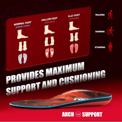 Comparison of VALSOLE heavy duty insoles next to a standard work boot