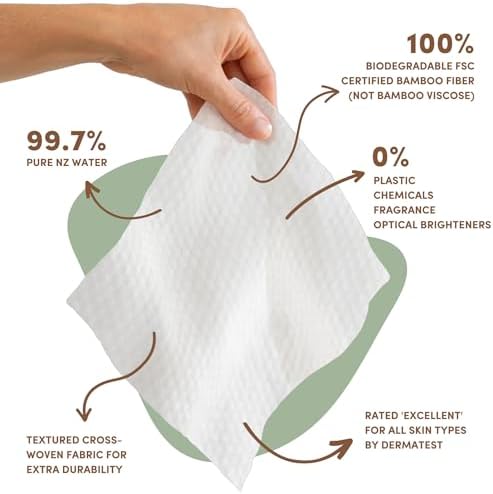 Terra wet wipes pack with flip top lid open